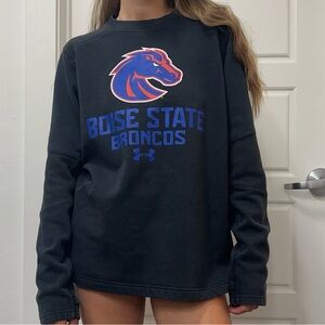 Black crewneck Boise state sweatshirt